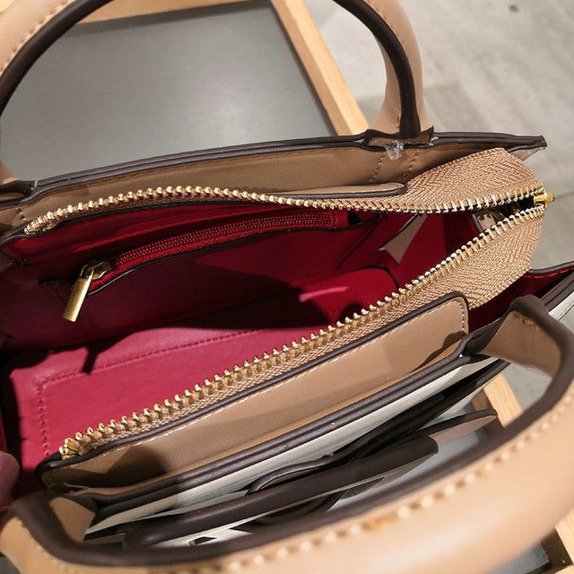 Elena - Sculpted Buckle Tote